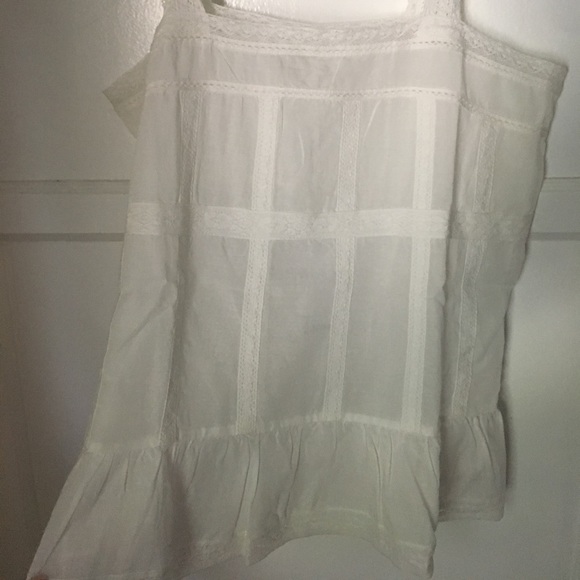 Zadig & Voltaire Teacup Tank w/ Lace Trim - Picture 4 of 8
